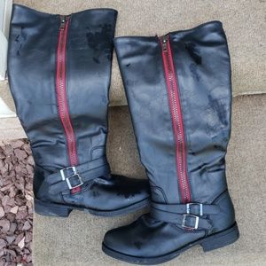 WOMENS SZ 10 KNEE HIGH BOOTS